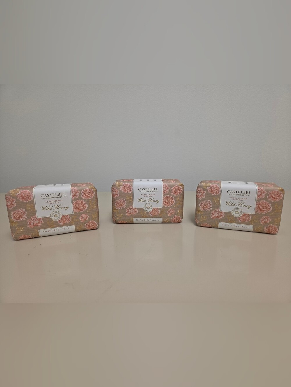 Castelbel Ltd. Editions Wild Honey Bar Soap | 3 Bars | 10.5 oz Each